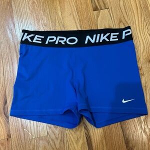 Nike Pro Dri-FIT Royal Blue Shorts